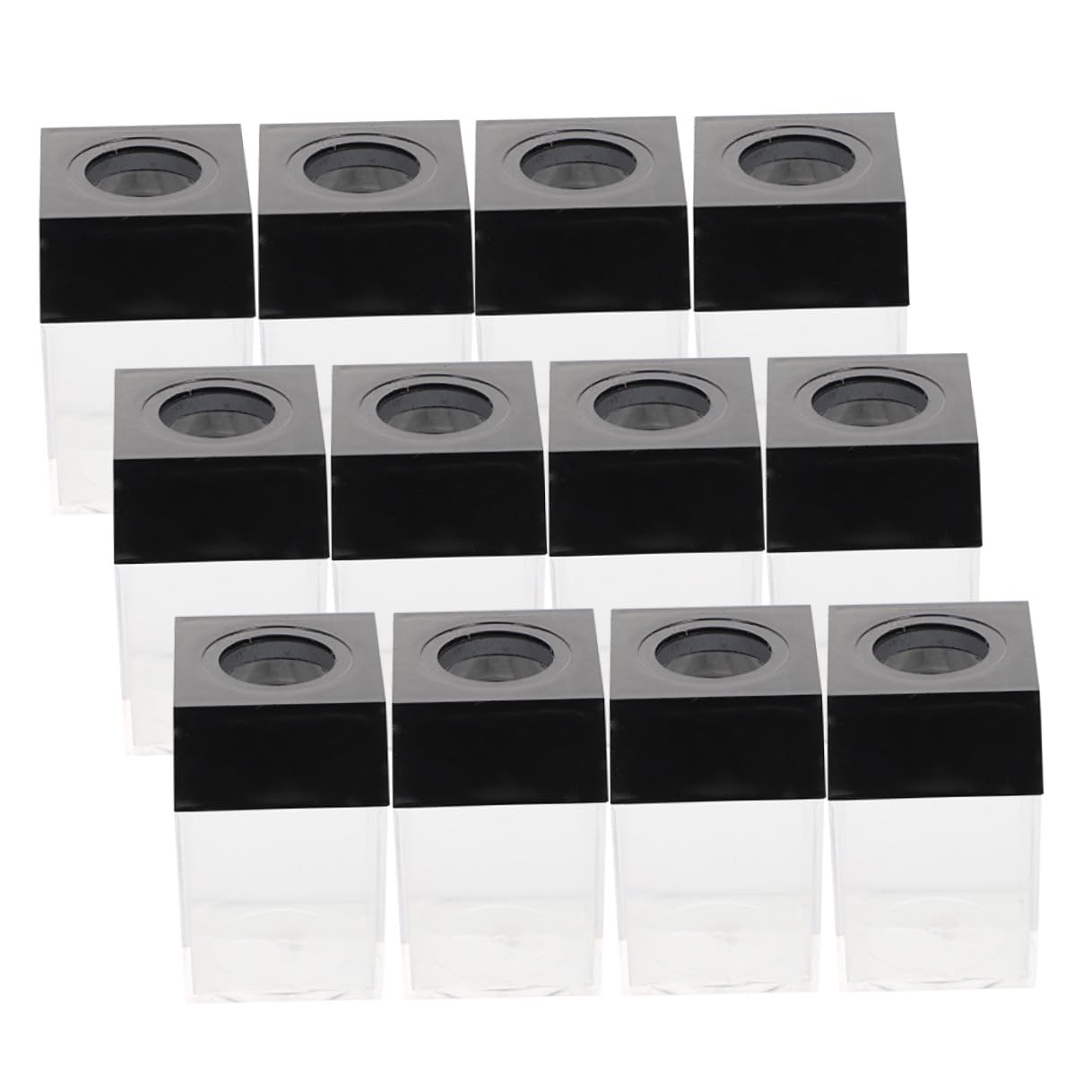 jojofuny 12piezas Caja De Clips Magnéticos Para Escritorio Escuela y Oficina Organizador De Clips Magnético Accesorios De Oficina