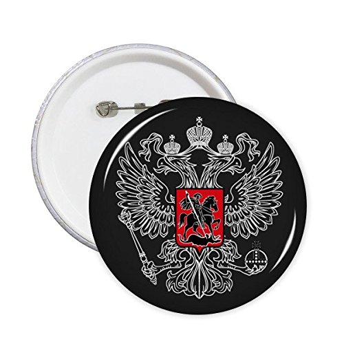 Russie bouton national emblem symbole pays mark motif epingle M