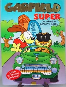 Paperback Garfield Super Coloring & Activity Book