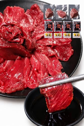 【熊本産100%】 はじめての純国産馬刺し プレミアム上赤身厳選 馬肉専門店が認める極上品質 秘伝の馬刺たれ付き 衛生管理合格品 無添加 国産 冷凍 赤身 馬刺し 馬刺 熊本の商品画像（Amazon）
