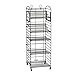 Fold Up Wire Display Rack | (5) Shelf | Black