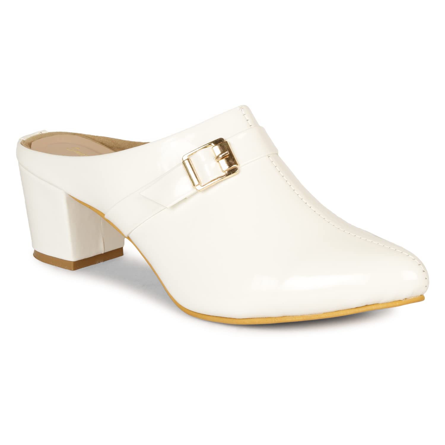 Casual Block Heels Bellies For Women-image-18
