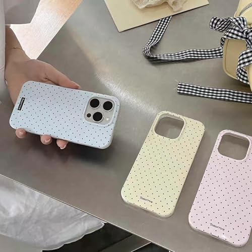 Coque iPhone 15 mignonne blanche pour éviter les rayures