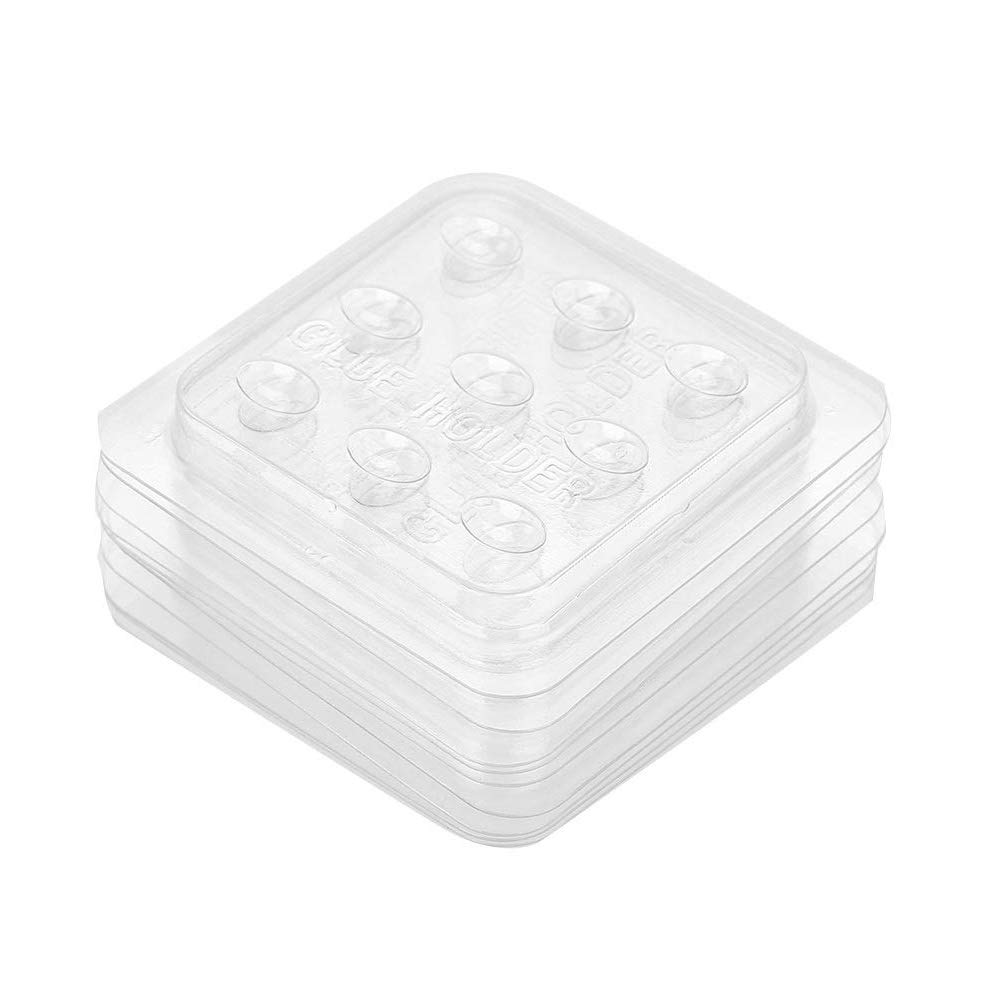 Eyelash Glue Holder, Eyelashes Adhesive Pallet 10 Pcs
