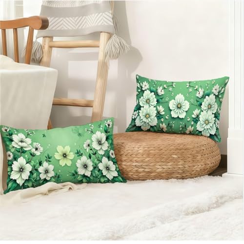 Housse coussin 50x80 velours imperméable anti-tache avec zip invisible - 5