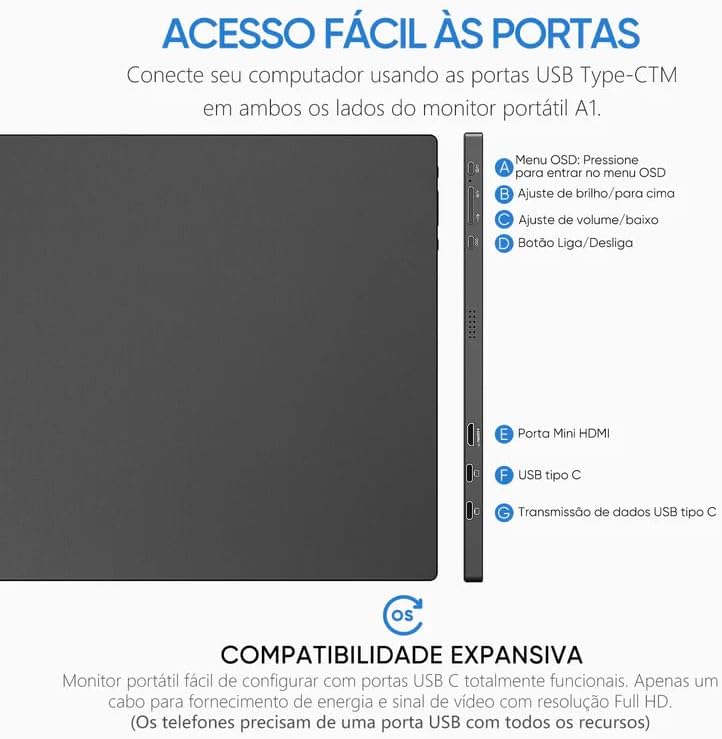 Review Monitor Portátil ARZOPA A1: A Versatilidade Que Seu Setup Merece! 7 51kfkVBQTHL. AC