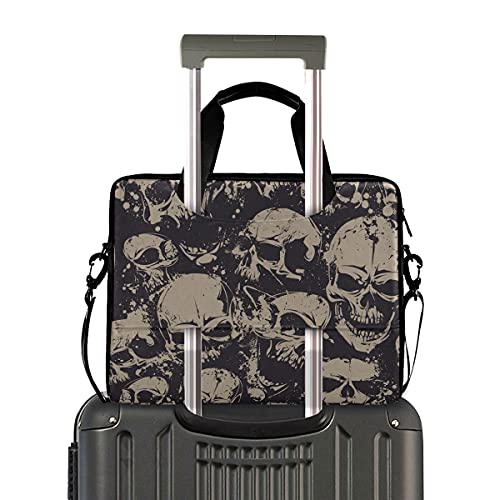 MNSRUU Laptop Bag for 15.6 inch Black Gothic Bats2