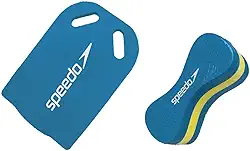 Kit Natação Speedo Prancha e Flutuador Swim Pullbuoy Treinamento e Fortalecimento