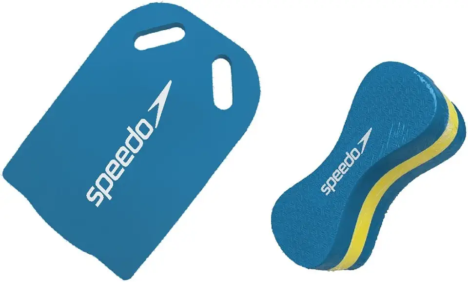 Kit Natação Speedo Prancha e Flutuador Swim Pullbuoy Treinamento e Fortalecimento