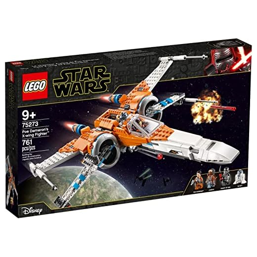 LEGO 75273 Star Wars Poe Dameron's X-wing Fighter Byggsats med Rymdskepp, Barnleksaker