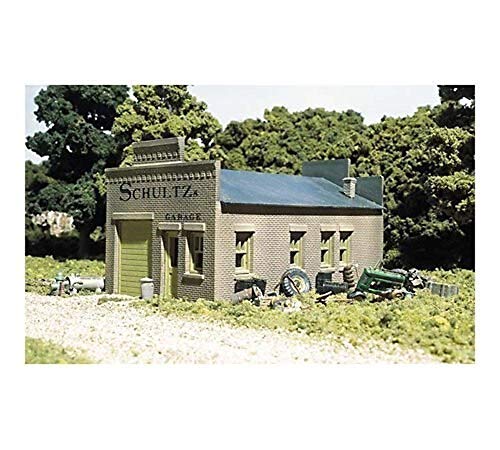 HO Kit DPM Schultz's Garage pour maquette de décor ferroviaire