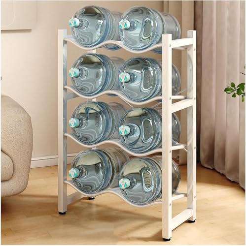 Soporte para botellas de agua, soporte para dispensador de agua resistente para organización de cocina, oficina, familia, restaurantes