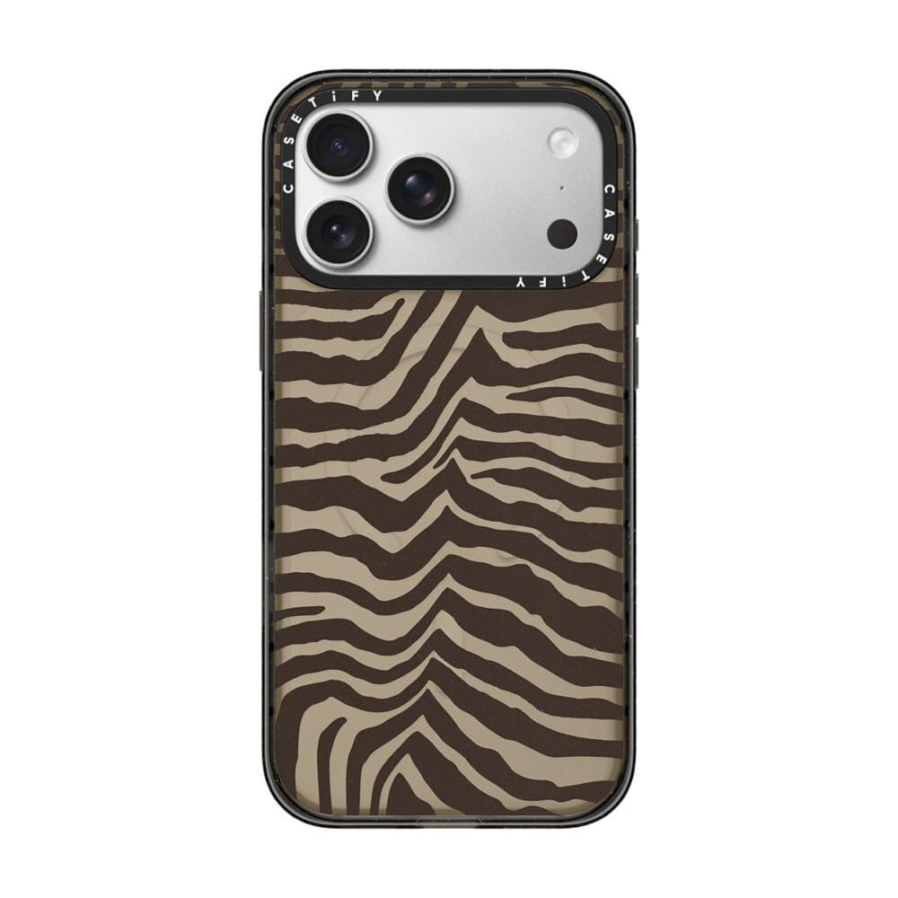 CASETiFY Impact iPhone 17 Pro Max Case Zebra Brown