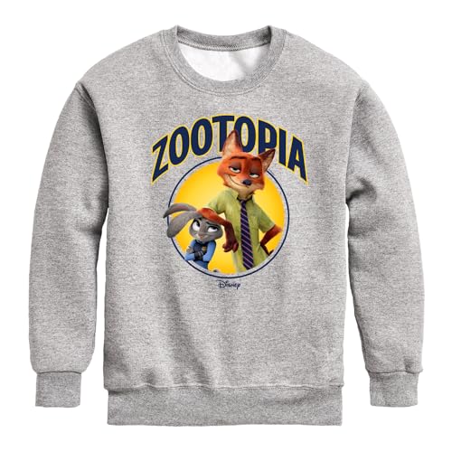 Disney Zootopia - Hopps & Wilde - Toddler & Youth Crewneck Fleece Sweatshirt