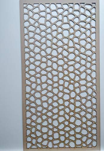 LaserKris Radiator Cabinet wall Decorative Screening-grille- Perforated MDF panel (4X2) O1