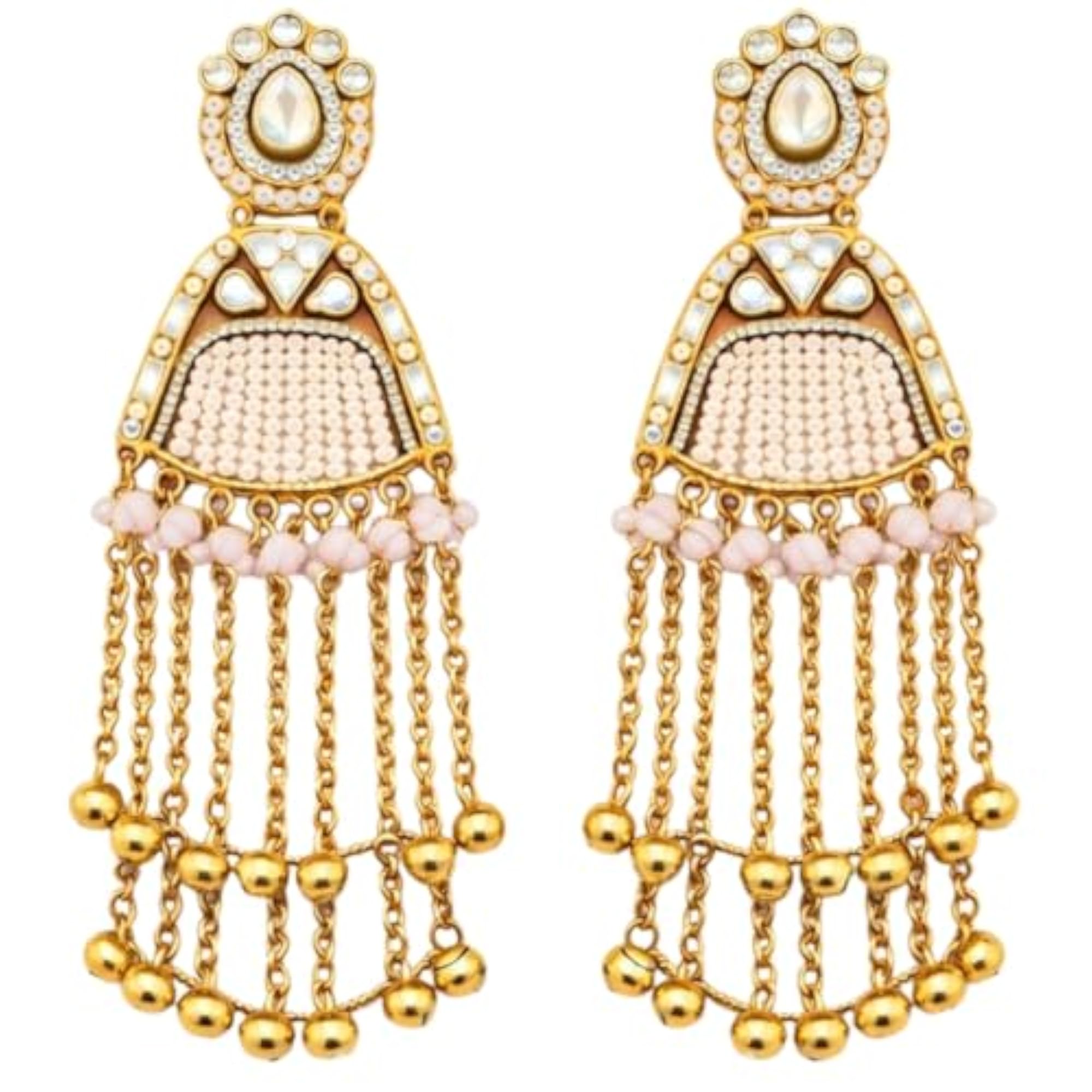 Women's Indowestern Lightweight Alloy Fashion Earrings