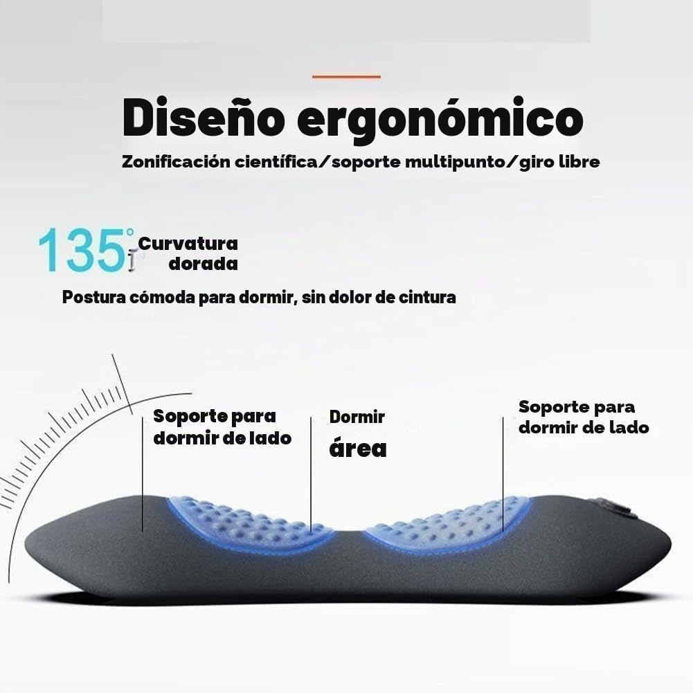 Prevalnt Theraback Masajeador de Espalda 3 en 1, Terapia de Espalda Theraback 3 en 1 (2026), Masajeador para Ciática de Triple Fusión con Tracción, Vibración y Calor para Espalda y Cuello (Black)