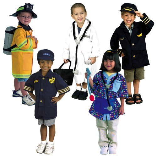 Dramatic Play Costumes Career Set (Set of 5) Amazon.in Fashion