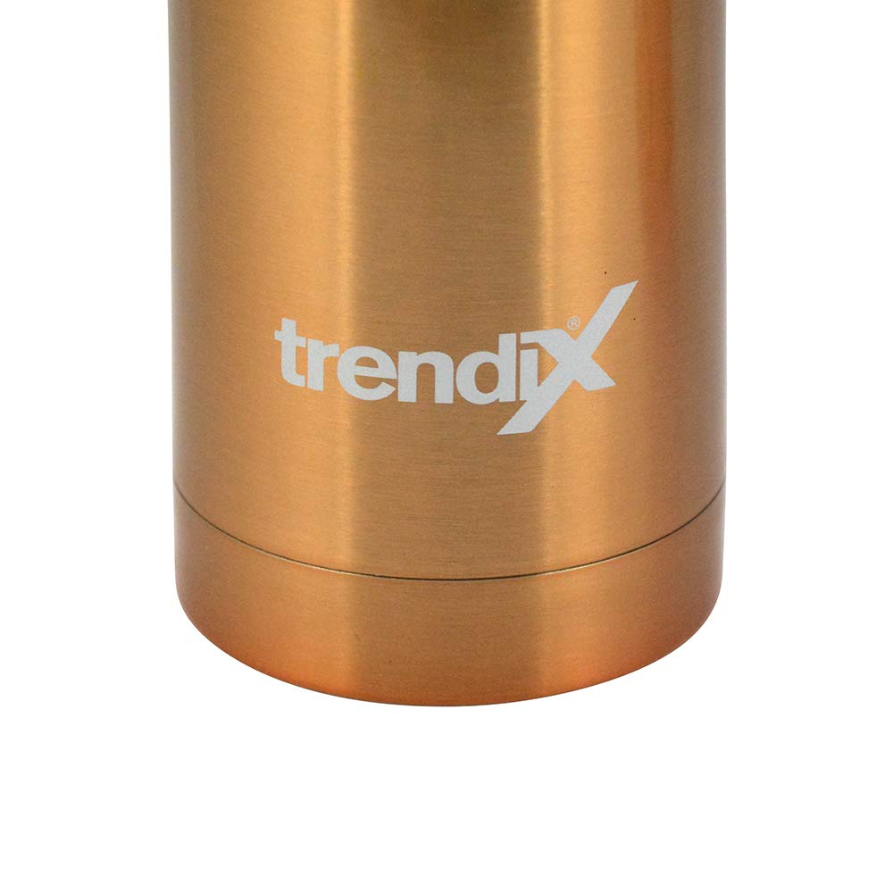 TRENDIX Thermos con inserto in acciaio, 500 ml, arancione pastello