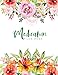 Medication Log Book: Floral Watercolor Cover | Simple Personal Medication Administration Planner & Record Log Book | Undated Daily Medication Checklist Organizer Journal Tracker Notebook