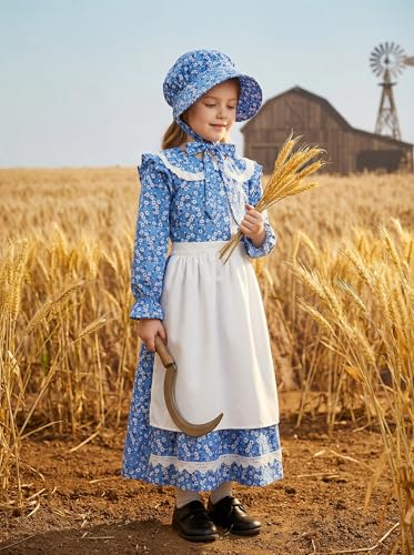 Disfraz Colonial Cuteshower para Niñas 10-12 Años miniatura 6