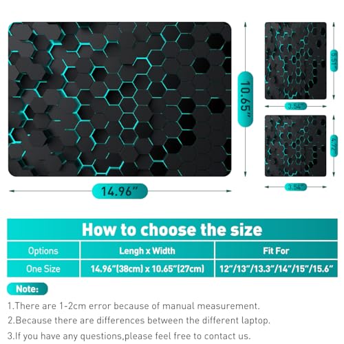 image for NXZGO 12.1-15.6 Inch Laptop Skin Decal, Universal Reusable Vinyl Lapto