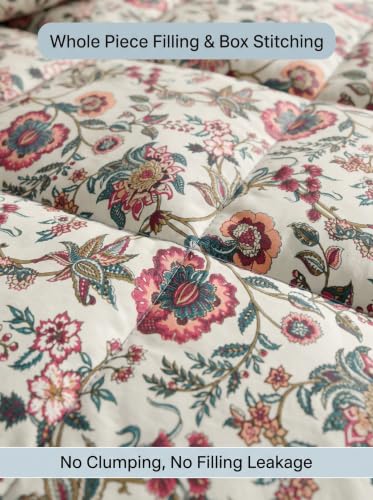 Image of Mafatlal 120 GSM Tulip Reversible Single Bed AC Comforter | Luxurious Microfiber Blanket for All Seasons | Ultra Soft Lightweight Breathable Bed Quilt Rajai | 154 x 228 cm | Chintz Beige