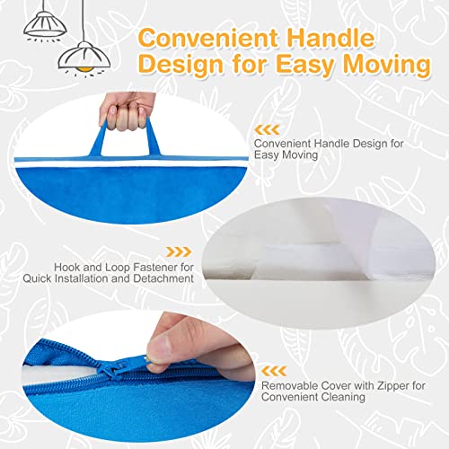 Costzon Kids Sofa, Foam Filled Toddler Chair w/Removable & Washable Velvet Surface, Child Armchair for Play Room… - Image 6