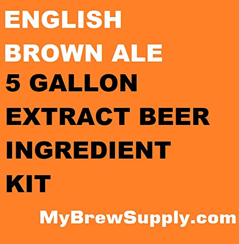English Brown Ale Homebrew Kit de ingredientes de extracto de cerveza de 5 galones - My Brew Supply