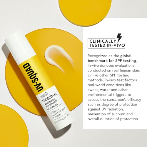 Image of Sunscreen SPF 50 PA+++ with Niacinamide & Pro-Ceramides | No white cast | Non-oily, lightweight, Non-comedogenic