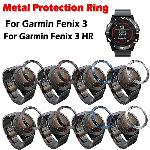 Cubierta protectora Garmin Fenix 3 de acero elegante 2
