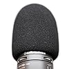 AT2020 Pop Filter by Vocalbeat - Audio Technica AT2035 Condenser Mic Foam Windscreen from Quality Sponge Material - Mic AT2020 USB Pop Windscreen Filters Recording and Background Noises - Black Color #5