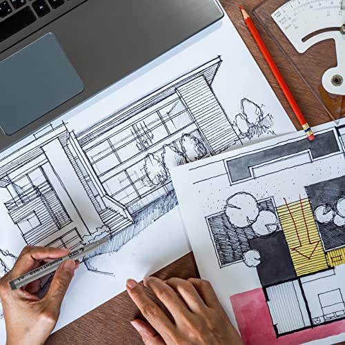 Precision Micro-Line Pens,Black Micro-Pen Fineliner Ink Pens，Waterproof Archival Ink， Pens For Writing, Drawing,Sketching, Anime,Artist Illustration, Journaling, 9 Pieces #TOP4