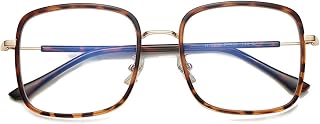 Reading Glasses, Men Women Reading Glasses, Large Glasses Frame and Flexible Temples, Anti Blue Light Reduce Eyestrain (Color : Tortoiseshell, Size : +2.0) (Tortoiseshell 2)