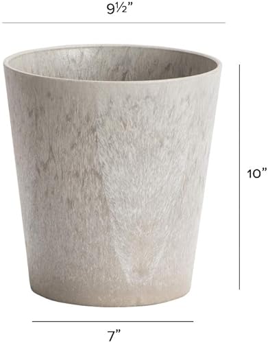 Miniatura 10 de Novelty 63060 Maceta redonda metálica para caché, peltre