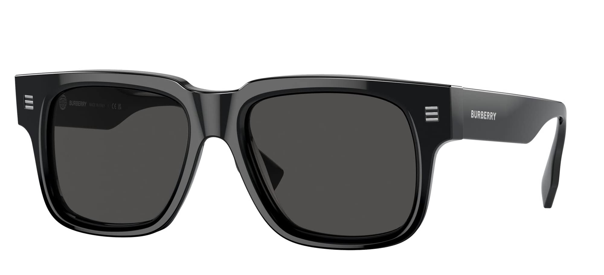 BurberryMen's Hayden Square Sunglasses, Black, 54-18-150 mm