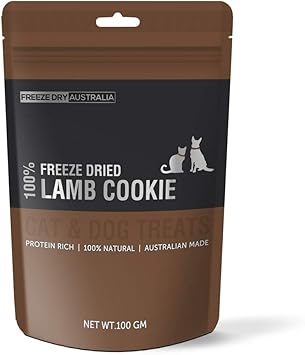 Amazon Freezedry Australiaフリーズドライ ラム クッキー 全犬猫種 全年齢対象 犬猫用おやつ 100 正規輸入品 無添加 アレルギーに気になる飼い主へ Freezedry Australia ペット用品 通販