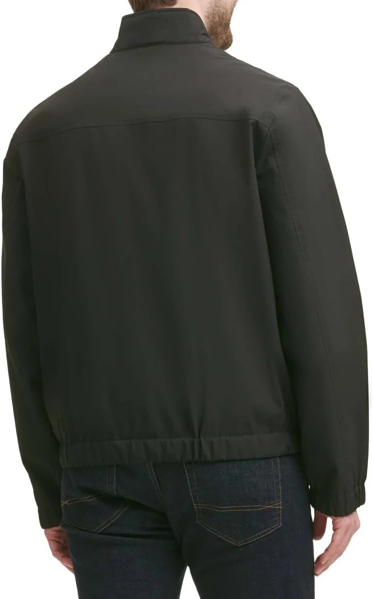 Tommy Hilfiger Men’s Water and Wind Resistant Stand Collar Bomber Jacket