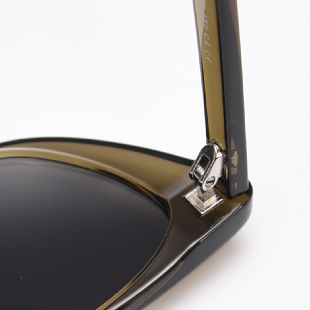 Occhiali da sole polarizzati Cat Eye da donna, stile retrò, da uomo, con montatura in TR90 e stampa leopardata.