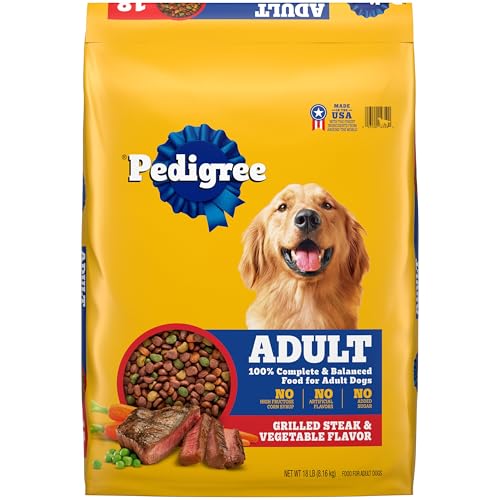 Pedigree Complete Nutrition Adult Dry Dog Food, Grilled Steak &