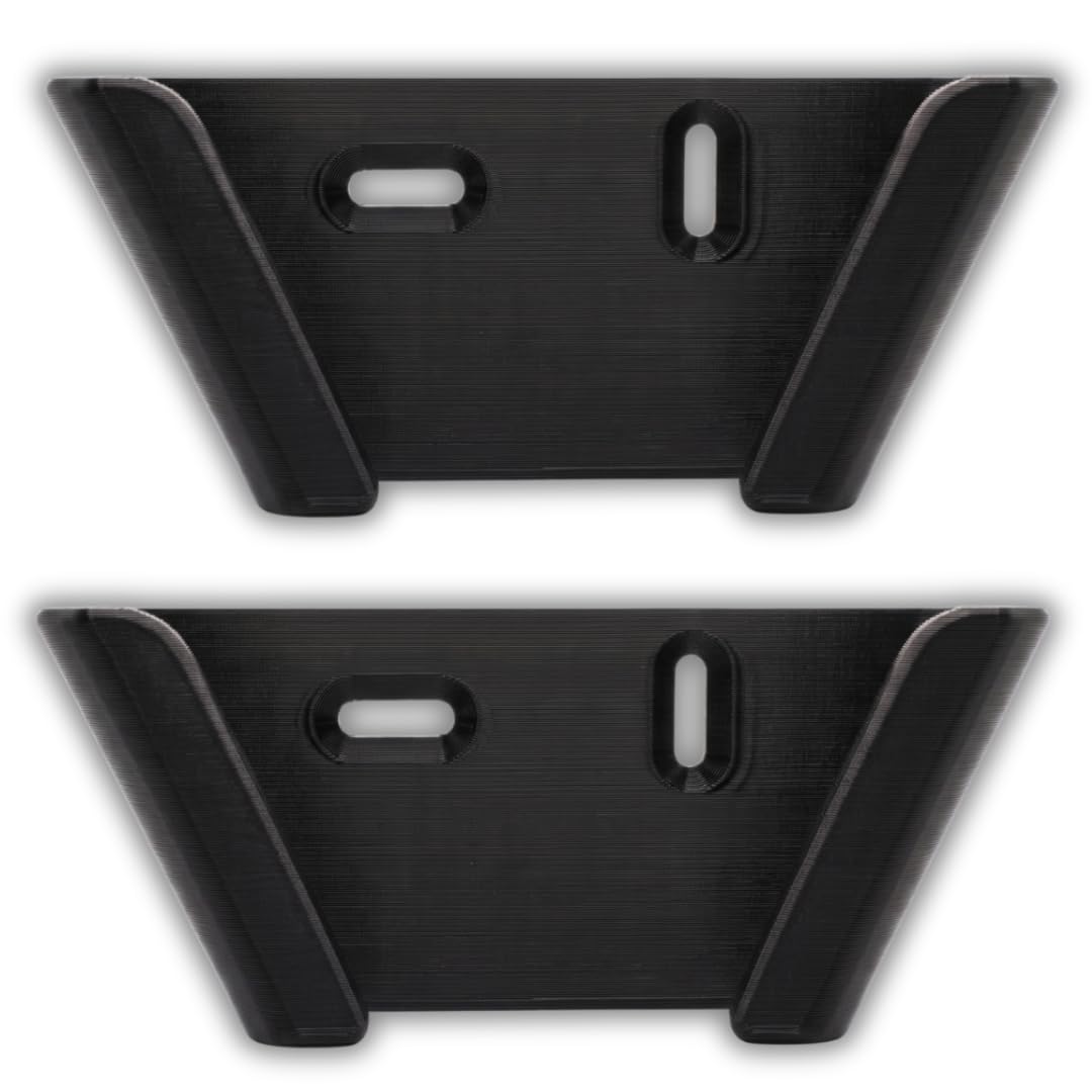 Lot de 2 supports muraux pour raquettes de tennis avec vis et chevilles