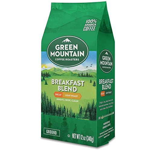 Green Mountain Coffee Roasters, Breakfast Blend Decaf, Groun...