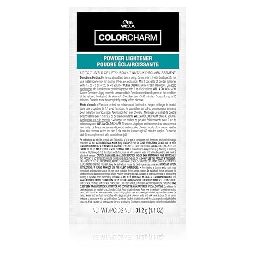 WELLA colorcharm Powder Hair Lightener Packet, 1.1 oz