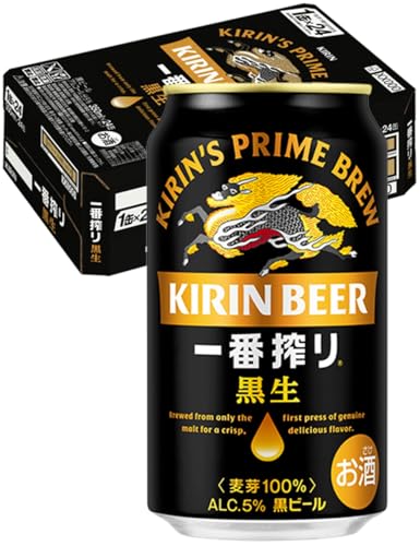 一番搾り キリン ビール350mlx24本 一番搾り〈黒生〉