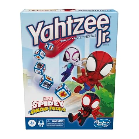 Hasbro Yahtzee Jr.: Marvel Spidey and His Amazing Friends Cover