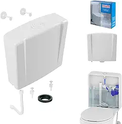 Caixa De Descarga Acoplada Universal Acionamento Simples, Branca, Plástico, Astra