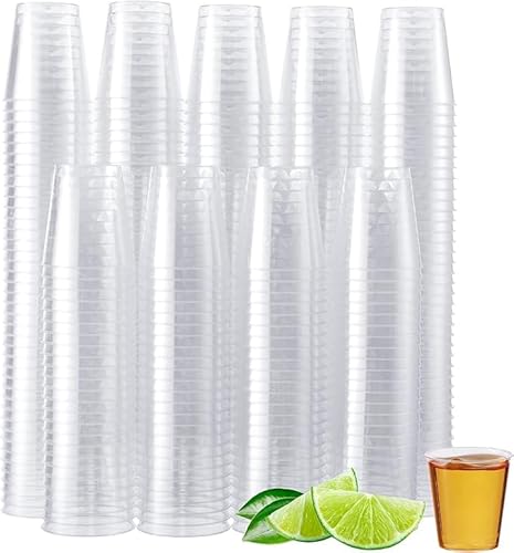 Generico 1000 Bicchieri in plastica 350 cc, altissima qualità, ideale per Acqua, Birra, Bevande, Cocktail, MilkShake, Frullati