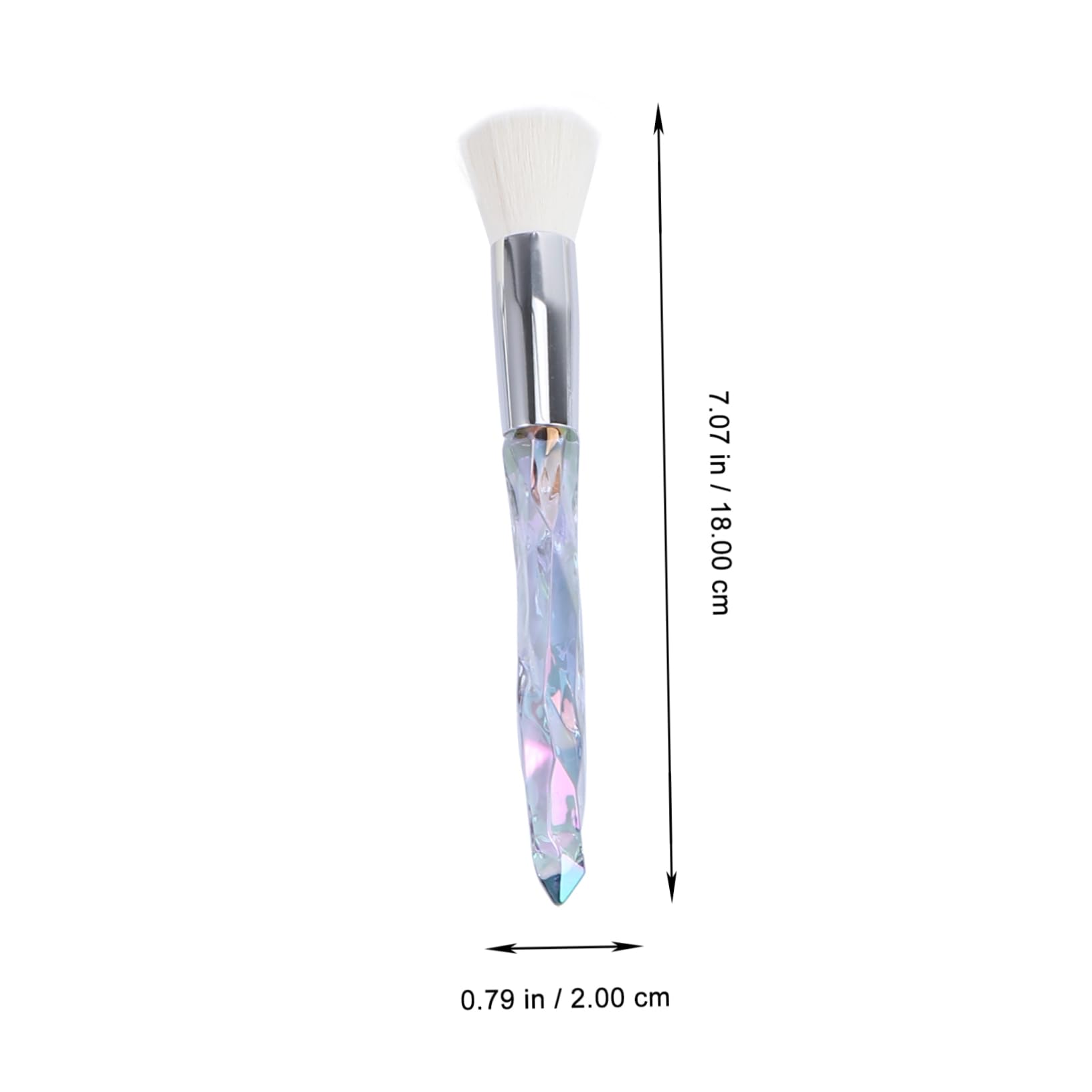 Didiseaon 20piezas Pinceles De Maquillaje Profesional Mango Transparente Para Facial y De Accesorios De y Fáciles De Limpiar