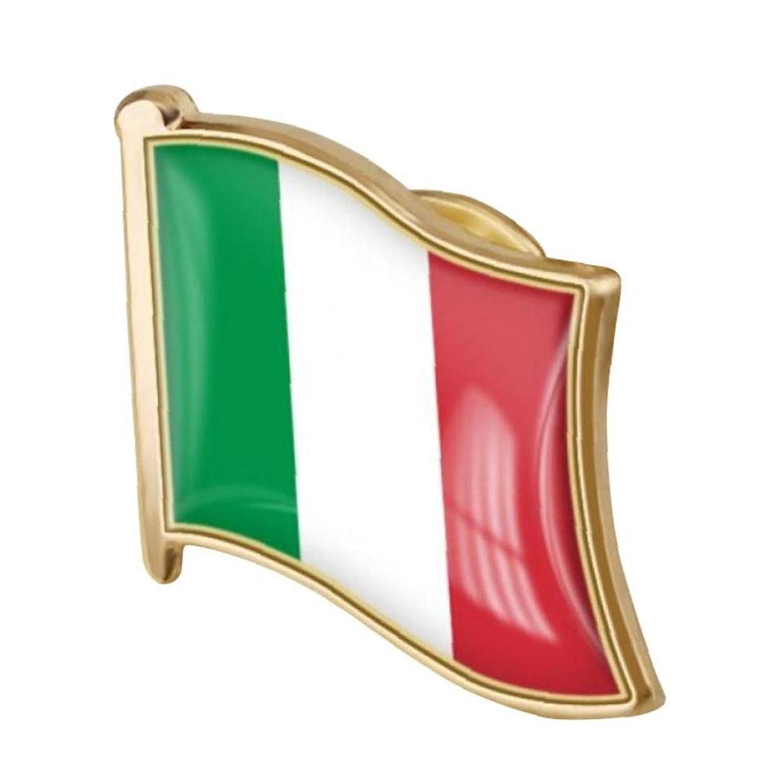 着物キャラクター ピンバッジ イタリア国旗 着物キャラクター ピンバッジ イタリア国旗