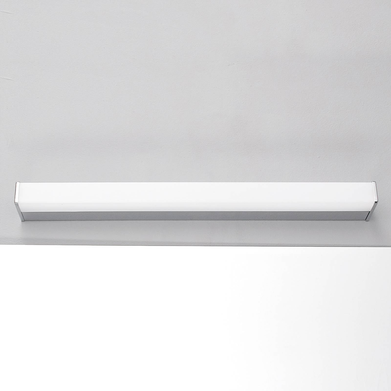 Lindby LED Wandleuchte, Wandlampe Bad Philippa (spritzwassergeschützt (Modern) in Chrom aus Metall (1 flammig) - Wandleuchten Spiegelleuchte Badezimmer Wandbeleuchtung Badezimmerleuchte